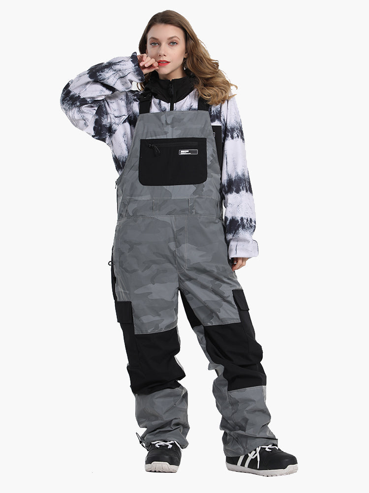 Ski Pants Snow Bibs Ins Street