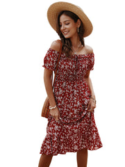 Hayes Floral Off The Shoulder Maxi Dress Ins Street