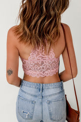 Lace Crochet Spaghetti Strap Bralette Ins Street