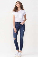 Lovervet Full Size Chelsea Midrise Crop Skinny Jeans Ins Street