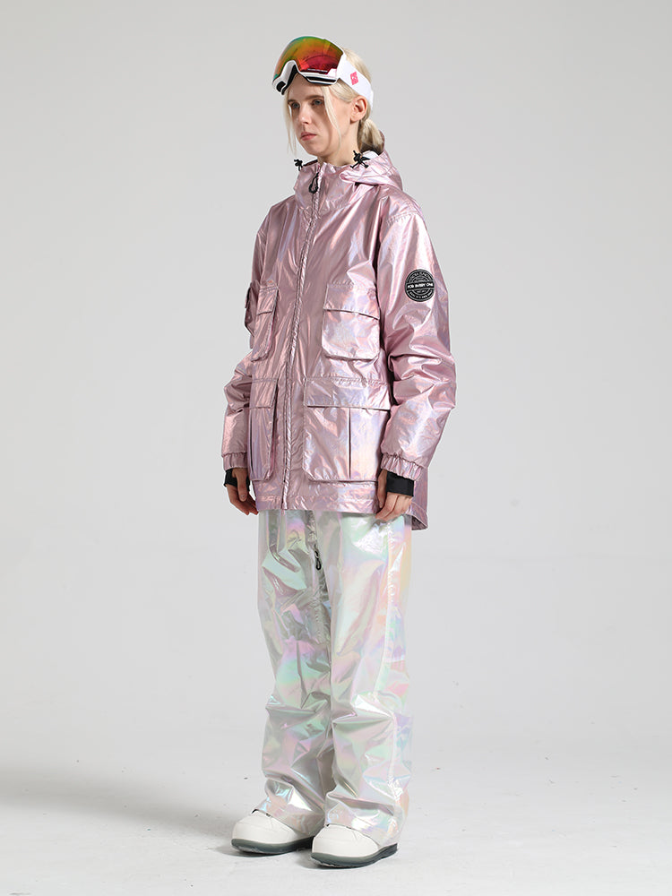 Pink Dazzling Ski Suit Ins Street