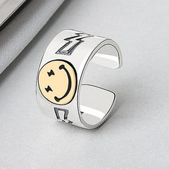 Smiley Ring Jewelry Ins Street