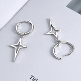 Solid The Stars Earrings Ins Street