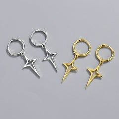 Solid The Stars Earrings Ins Street