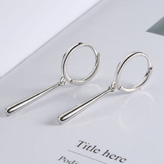 Simplicity Solid Earrings Ins Street