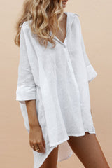 Solid Split Joint Turndown Collar Tops Ins Street