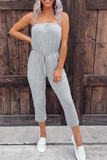 Solid Split Joint Strapless Harlan Jumpsuits Ins Street