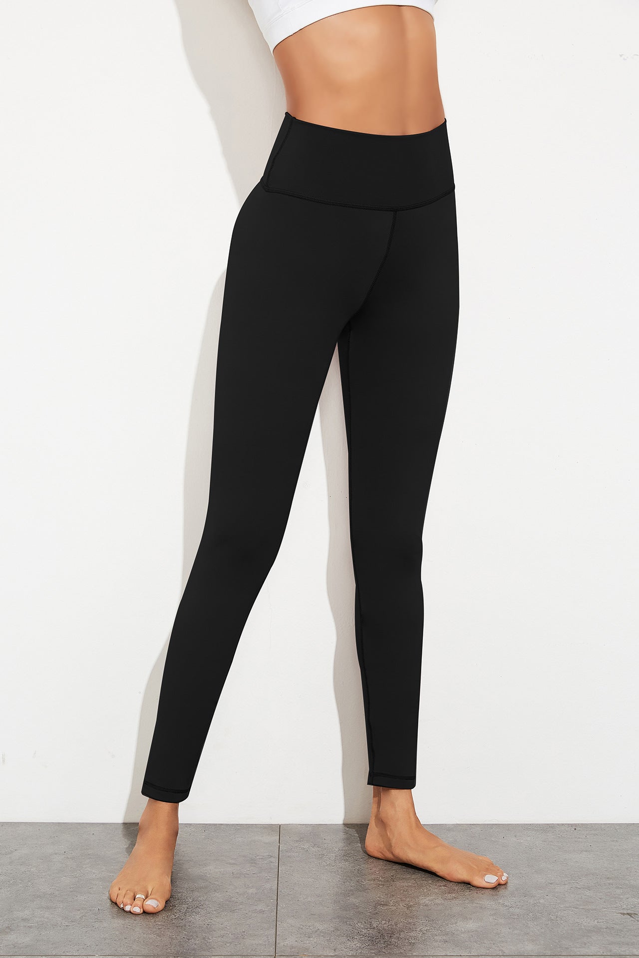 Exposed Seam High Waist Yoga Leggings Ins Street