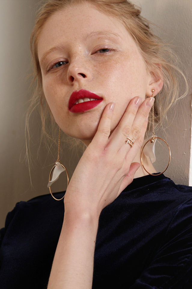 Cubic Zirconia Cross Ring Ins Street