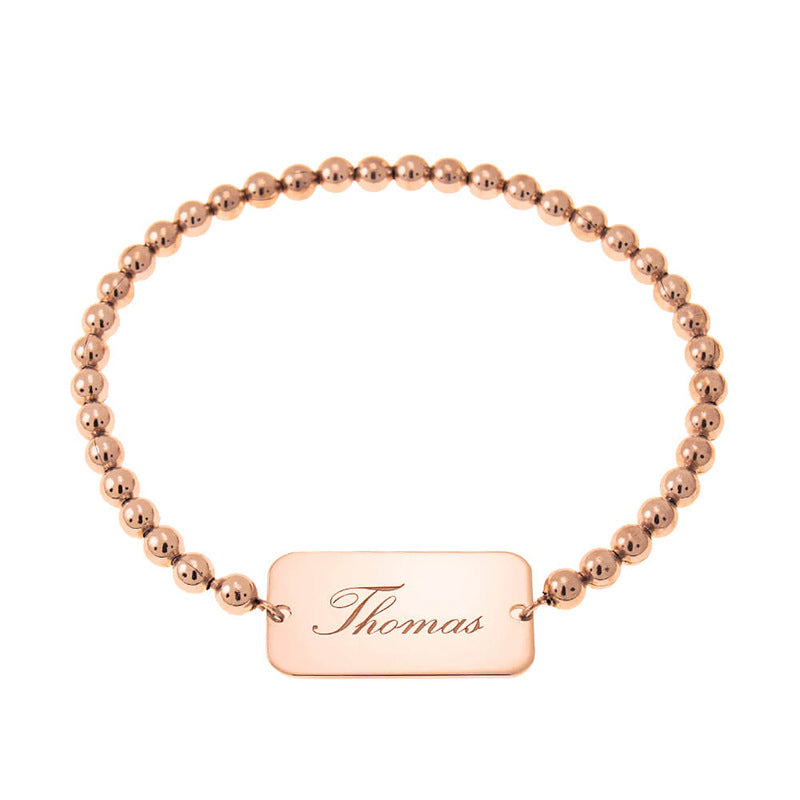 Simple Rectangular Pearl Shaped Customized Bracelet 2023-03-14 InsStreet