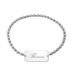 Simple Rectangular Pearl Shaped Customized Bracelet 2023-03-14 InsStreet