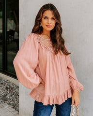 Last Glance Lace Blouse - Ginger Ins Street