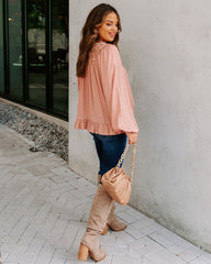 Last Glance Lace Blouse - Ginger Ins Street