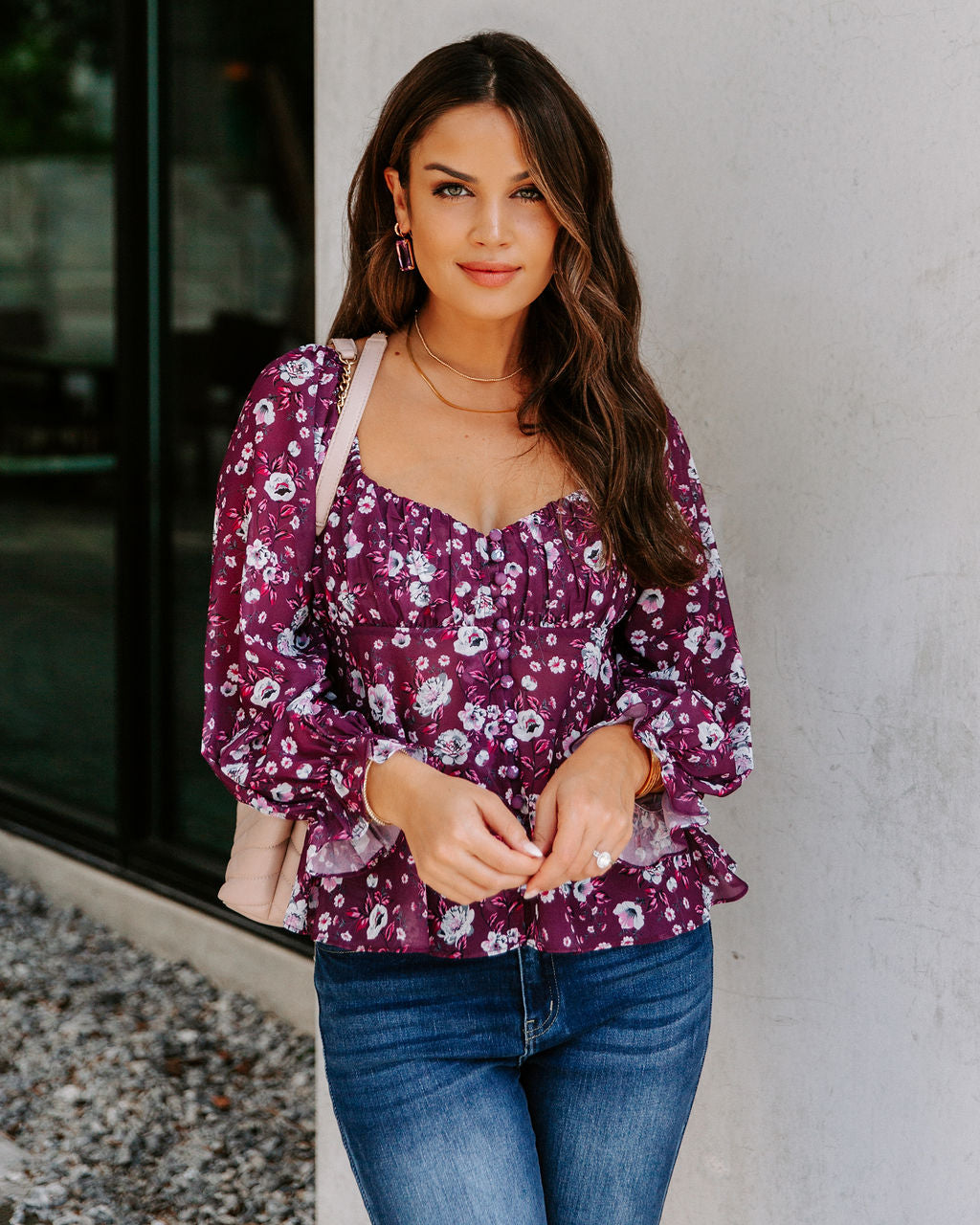 Rosalie Floral Babydoll Blouse Ins Street