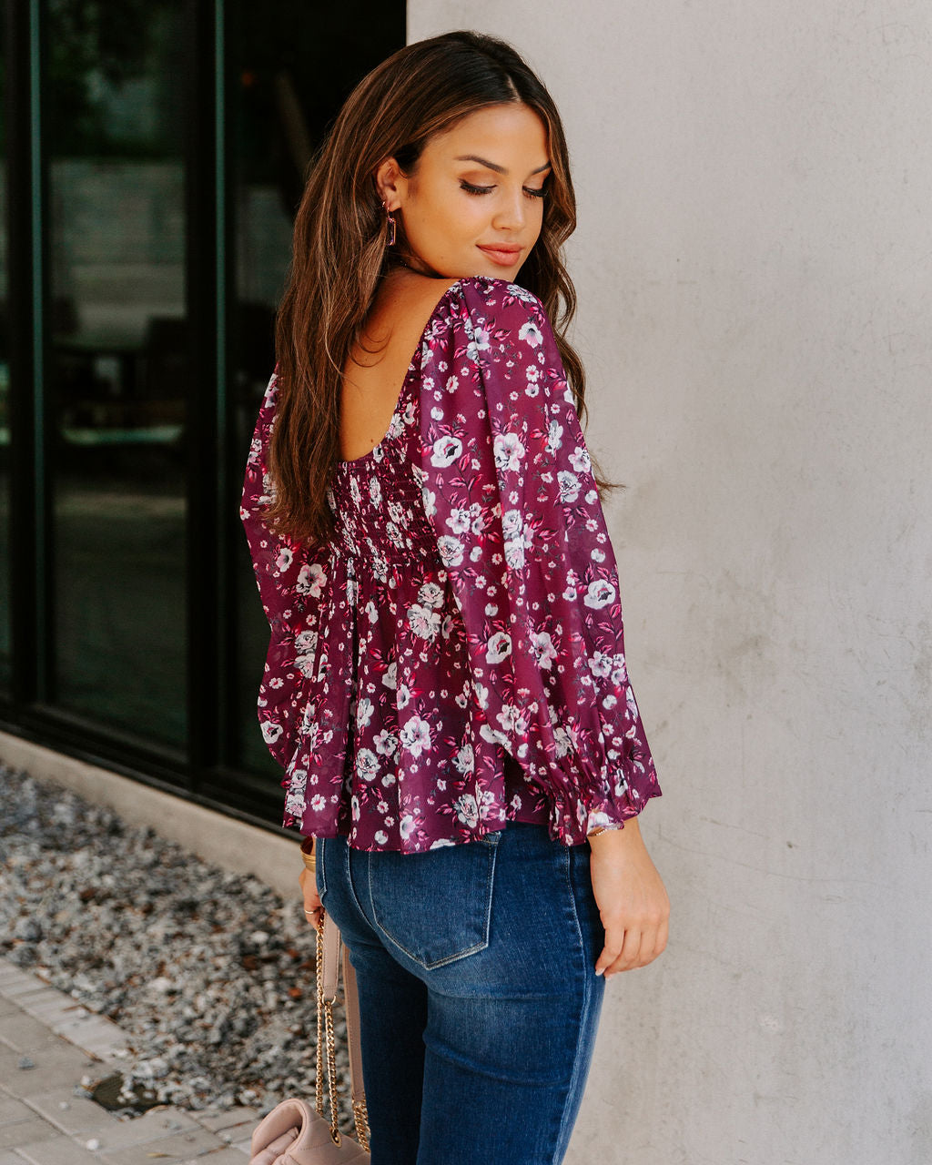 Rosalie Floral Babydoll Blouse Ins Street