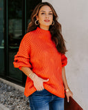 Windy City Knit Sweater - Orange Ins Street