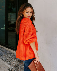 Windy City Knit Sweater - Orange Ins Street