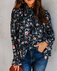 Fatima Floral Ruffle Blouse - FINAL SALE Ins Street