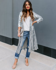 Major Compliments Sequin Duster Ins Street