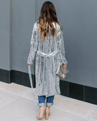 Major Compliments Sequin Duster Ins Street