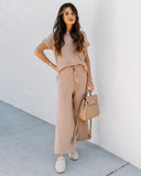 Wait Up Ribbed Crop Knit Pants Ins Street