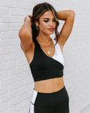 Yin + Yang Sports Bra - Black/White Ins Street
