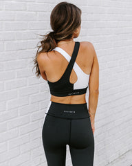 Yin + Yang Sports Bra - Black/White Ins Street