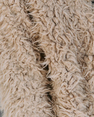 Familiar Feelings Pocketed Faux Fur Jacket - Oatmeal Ins Street