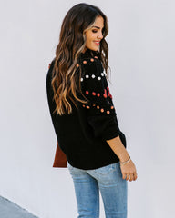 Diamond Peak Knit Pom Sweater Ins Street