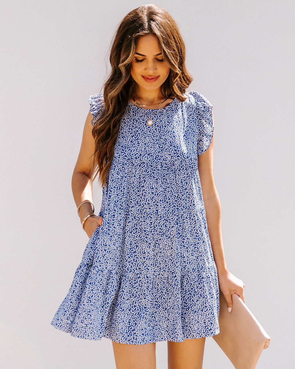 Blue Ivy Pocketed Tiered Babydoll Tunic InsStreet