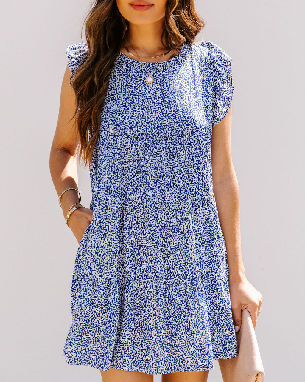 Blue Ivy Pocketed Tiered Babydoll Tunic InsStreet