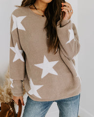 She's A Star Soft Knit Sweater Ins Street