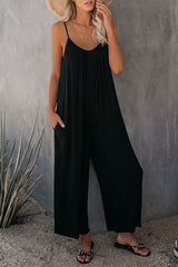 Aliya Relaxed Bamboo Blend Knit Jumpsuit LOVE-003