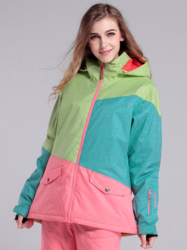 Stitching Color Snowboard Jackets Ins Street