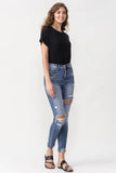 Lovervet Juliana Full Size High Rise Distressed Skinny Jeans Ins Street