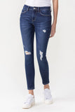 Lovervet Full Size Chelsea Midrise Crop Skinny Jeans Ins Street