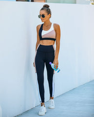 Step By Step Colorblock Sports Bra - FINAL SALE Ins Street