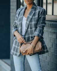 Becca Pocketed Plaid Blazer - FINAL SALE InsStreet