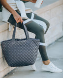 Breakaway Quilted Tote Bag - Carbon Ins Street