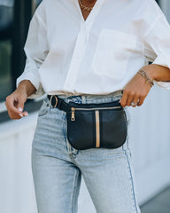 Juno Fanny Pack - Black Ins Street