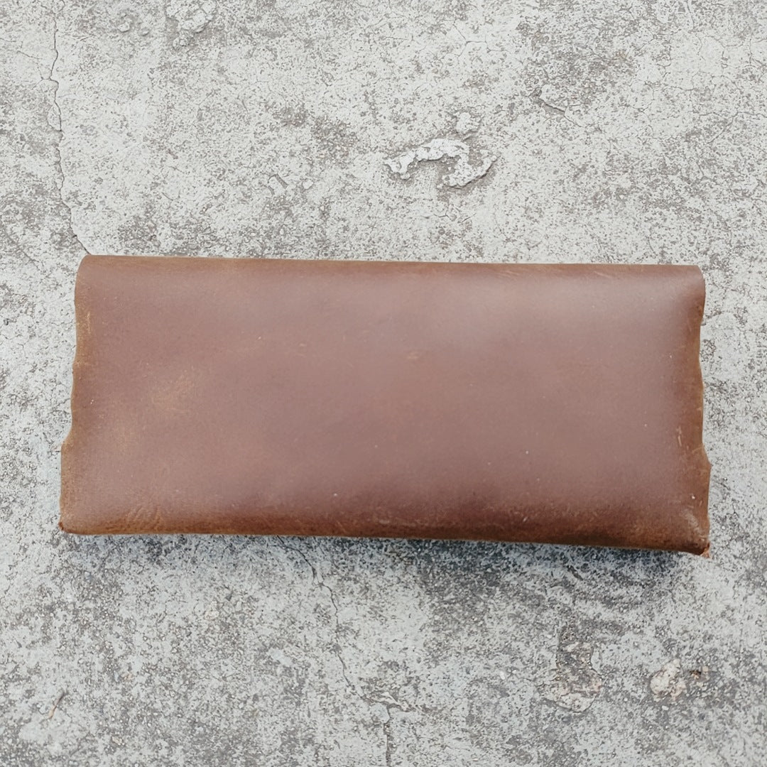 Simple cowhide wallet mobile phone glasses bag 2023-03-14 InsStreet