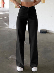 Solid Color Straight Casual Pants 2023-03-14 InsStreet