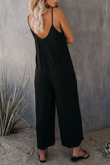 Aliya Relaxed Bamboo Blend Knit Jumpsuit LOVE-003