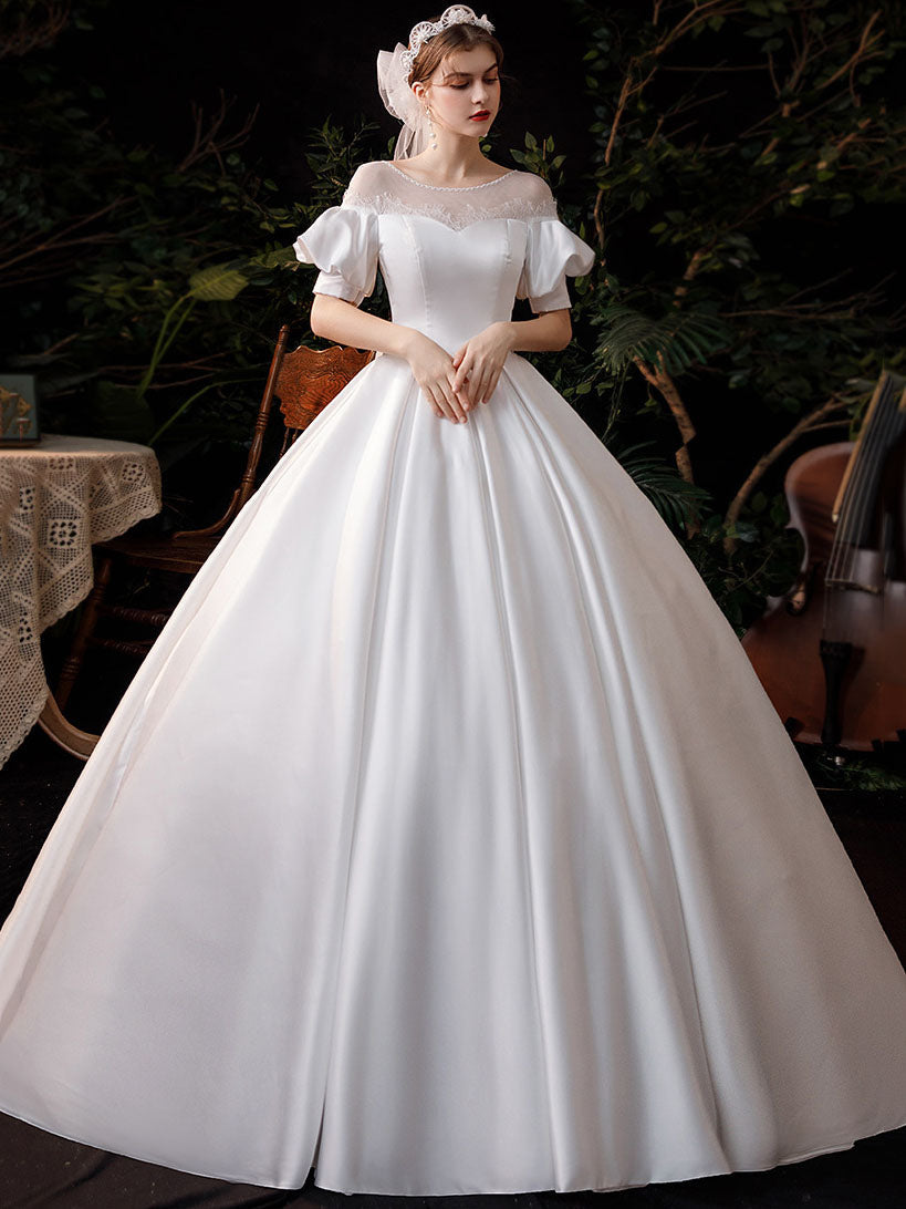 Simple and Super Fairy Dream French Hepburn Wedding Dress 2023-03-14 InsStreet