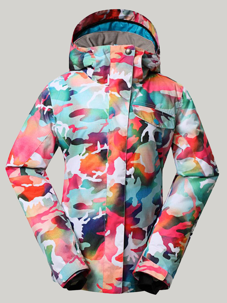 Ski Suits Camo Snowboard Jacket Pants Sets Ins Street