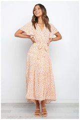 Floral  Maxi Dress - Marigold Ins Street