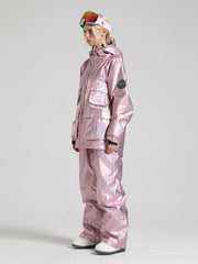 Pink Dazzling Ski Suit Ins Street