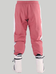 New Pink Ski Pants Thin Version Of The Veneer Double Board Warm Beam Foot Ski Pants Waterproof Wear-Resistant Professional Beam Leg Ski Pants Ins Street