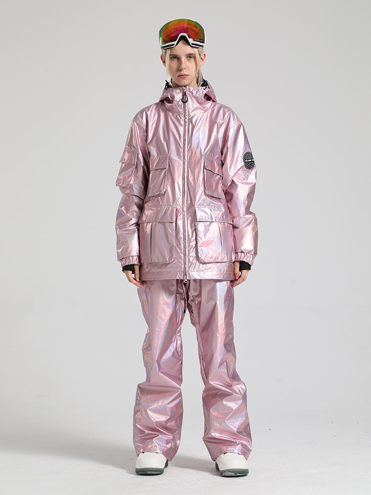 Pink Dazzling Ski Suit Ins Street