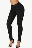 Mid-Rise Waist Skinny Pocketed Jeans Ins Street